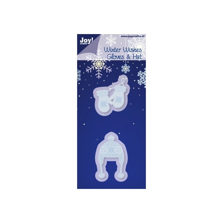 (6002/2034)Decouper Pochoir Gloves & hat