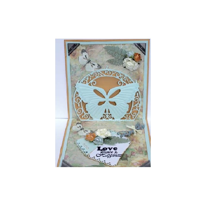 (6003/2014)Cutting & Embossing stencil vlinder