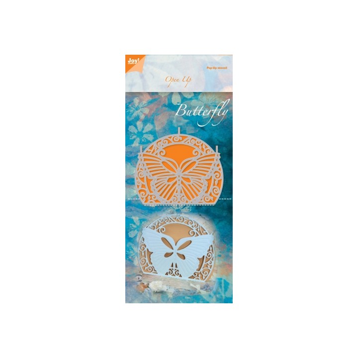 (6003/2014)Cutting & Embossing stencil vlinder