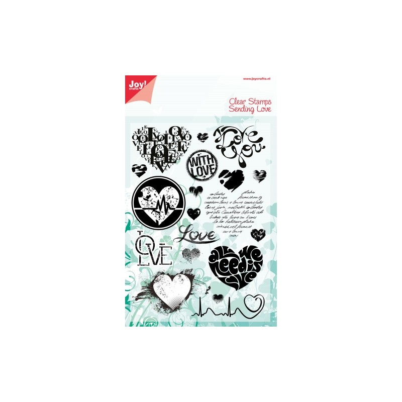 (6410/0330)Clear stamp Sending Love