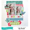 (EPSTAMP04)Echo Park We Are Family Happy Family Clear Stamps