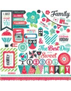 (WAF66014)Echo Park We Are Family 12x12 Inch Element Stickers