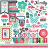 (WAF66014)Echo Park We Are Family 12x12 Inch Element Stickers