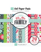 (WAF66023)Echo Park We Are Family 6x6 Inch Paper Pad