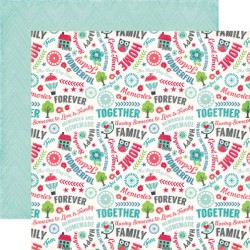(WAF66023)Echo Park We Are Family 6x6 Inch Paper Pad