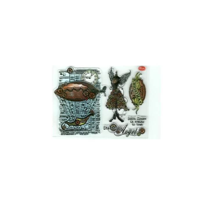 (4003 114 00)Clear Stamps - Weihnachts SteamPunk
