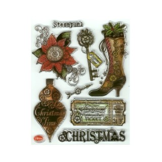 (4003 116 00)Clear Stamps - Weihnachts SteamPunk