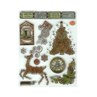 (4003 117 00)Clear Stamps - Weihnachts SteamPunk