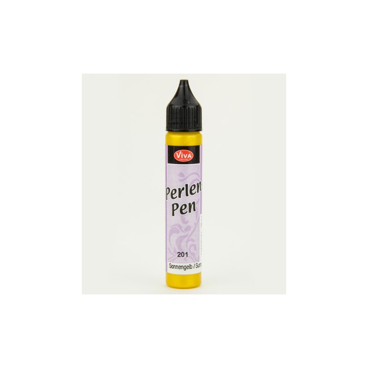 (116220101)Perlen Pen - Sonnengelb