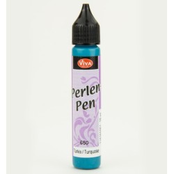 (116265001)Perlen Pen - Turkis