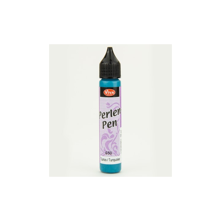 (116265001)Perlen Pen - Turkis