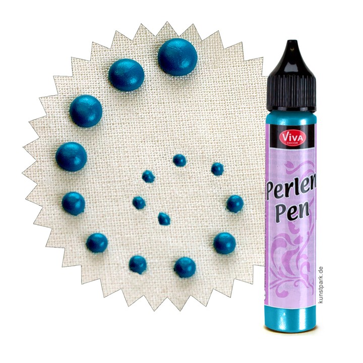 (116265001)Perlen Pen - Turkis
