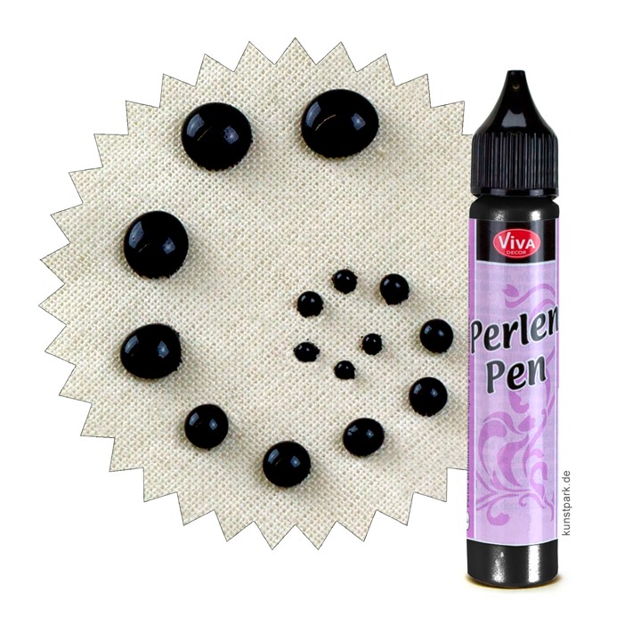 (116280001)Perlen Pen - Schwarz