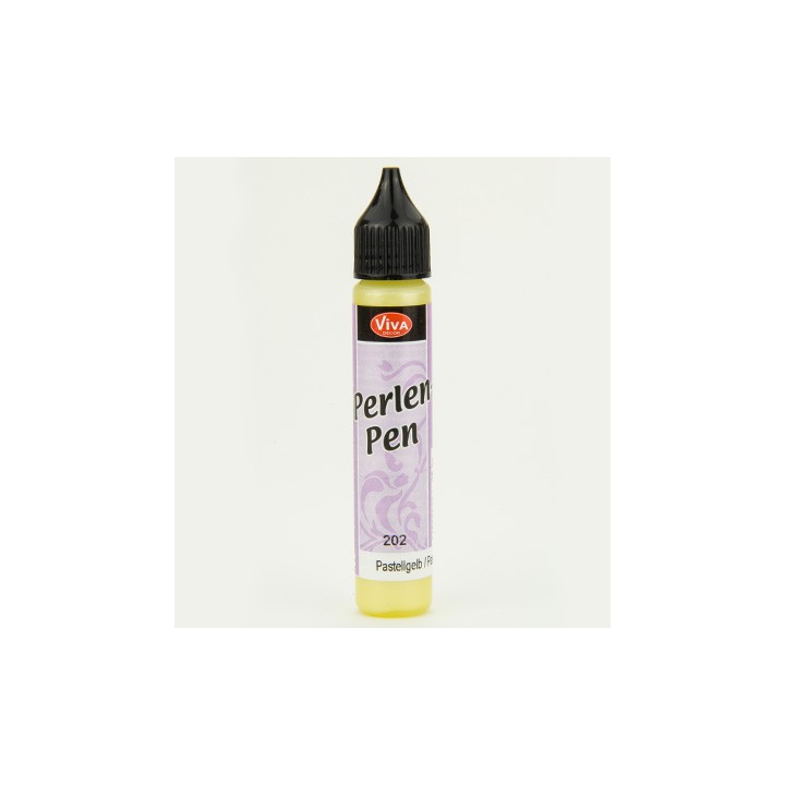 (116220201)Perlen Pen - Patellgelb