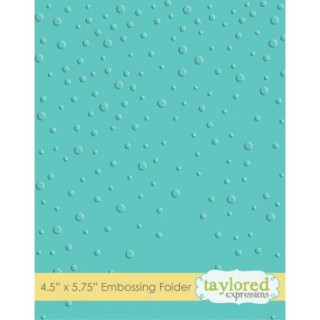 (TEEF09)Taylored Expressions Snowfall Embossing Folder