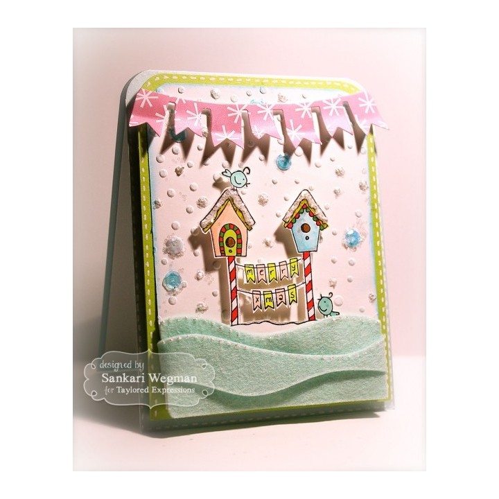 (TEEF09)Taylored Expressions Snowfall Embossing Folder