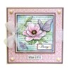 (CBS0015)Stempel clear With Love - Peony Collage