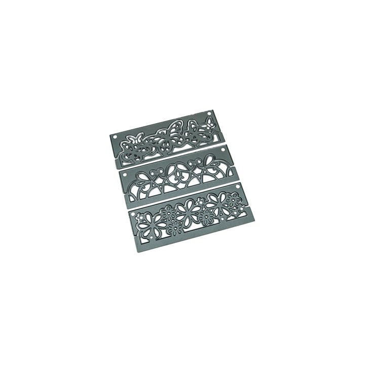( 597E)Tonic Studios - Garden Terrace Header Fold Die Set