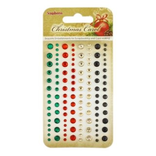 (SCB25002037)ScrapBerry's Adhesive Gems Christmas Carol