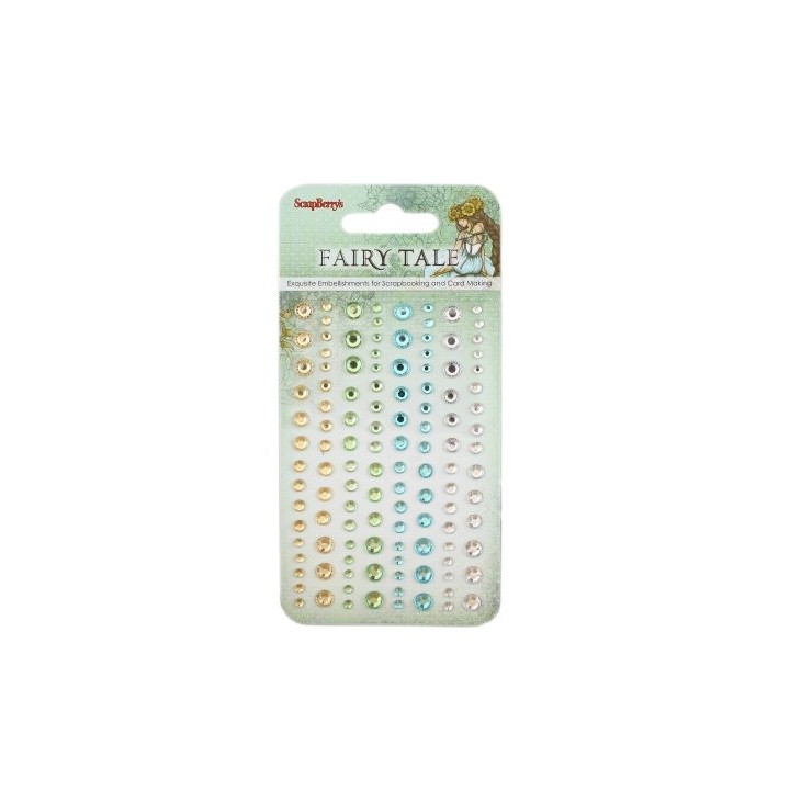 (SCB25002017)ScrapBerry's Adhesive Gems Fairy Tale