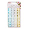 (SCB25002014)ScrapBerry's Adhesive Gems Floral Embroidery 1