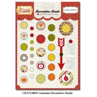 (CBPA34019)Carta Bella Perfect Autumn Brads