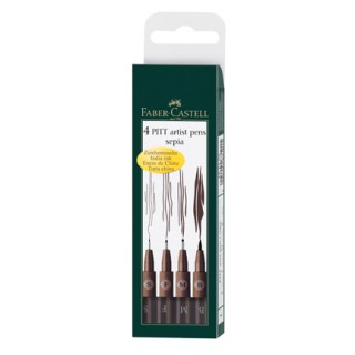 (FC-167101)Faber Castell PITT artist pen dark sepia box