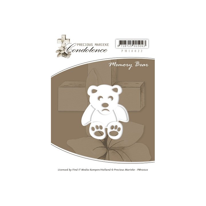 (PM10022)Precious Marieke - Condoleance - Memory Bear