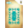 (VIND003)Nellie's Choice Vintasia Dies rectangle frame with bird