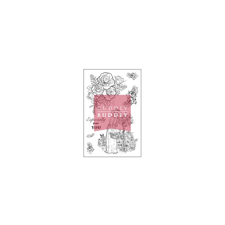 (CBS0021)Clear Stamps - Rose Garden