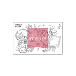 (CBS0022)Clear Stamps - Little Poppets Springtime