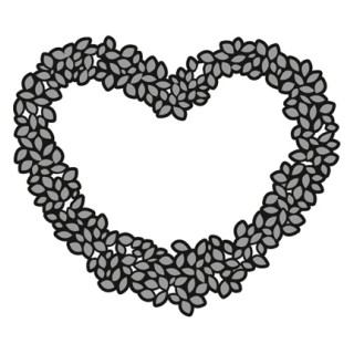 (CR1302)Craftables - Topiary Heart