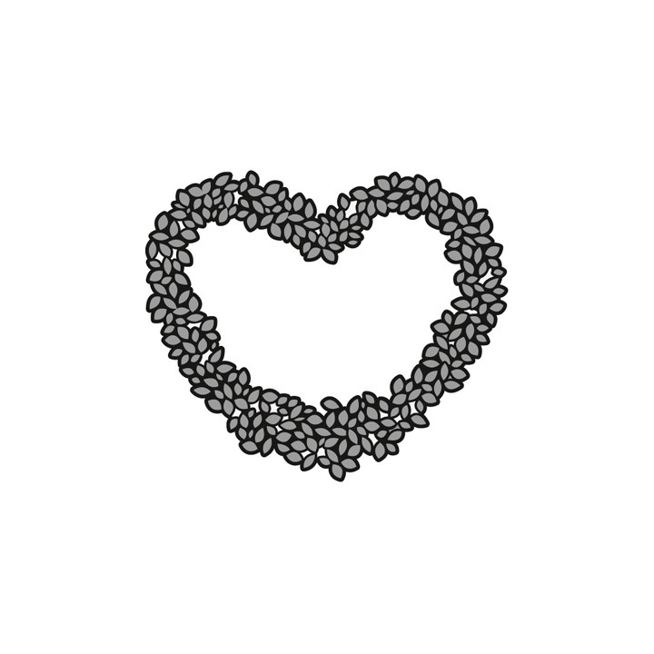 (CR1302)Craftables - Topiary Heart