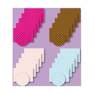 Pergamano Parchment paper dots en stars, 20 sheets A5 (61571)