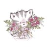 (CL369)stamp A7 set Elsie with Roses