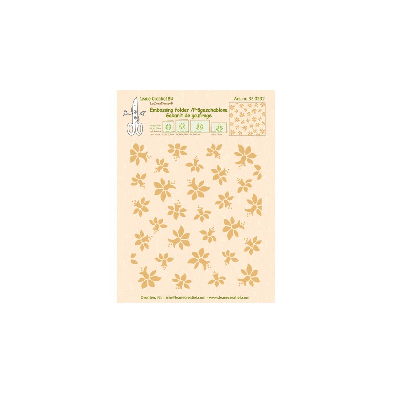 (35.0232)Embossing folder Daffodils (35.0232)Embossing folder Daffodils