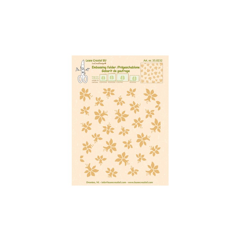 (35.0232)Embossing folder Daffodils