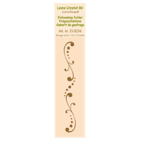 (35.0256)Border embossing folder Swirls
