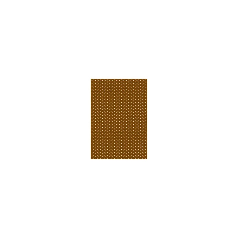 Pergamano Parchment paper dots brown, 5 sheets A4 (61573)