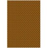 Pergamano Papier parchemin brun à pois, 5 feuilles A4 (61573)