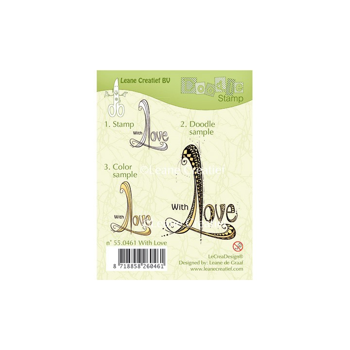 (55.0461)Doodle stamp With love