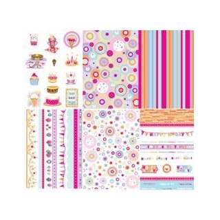 Pergamano Papier Kollektion, Fröhliches Fest, 6 BogenA4  (62584)