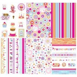 Pergamano Paper collection, Sweet Celebrations, 6 sheets A4 (625