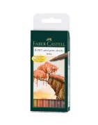 (FC-167106)Faber Castell PITT big brush Terra 6x