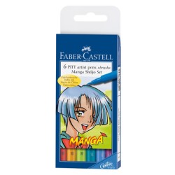 (FC-167130)Faber Castell PITT big brush Manga Shojo 6x