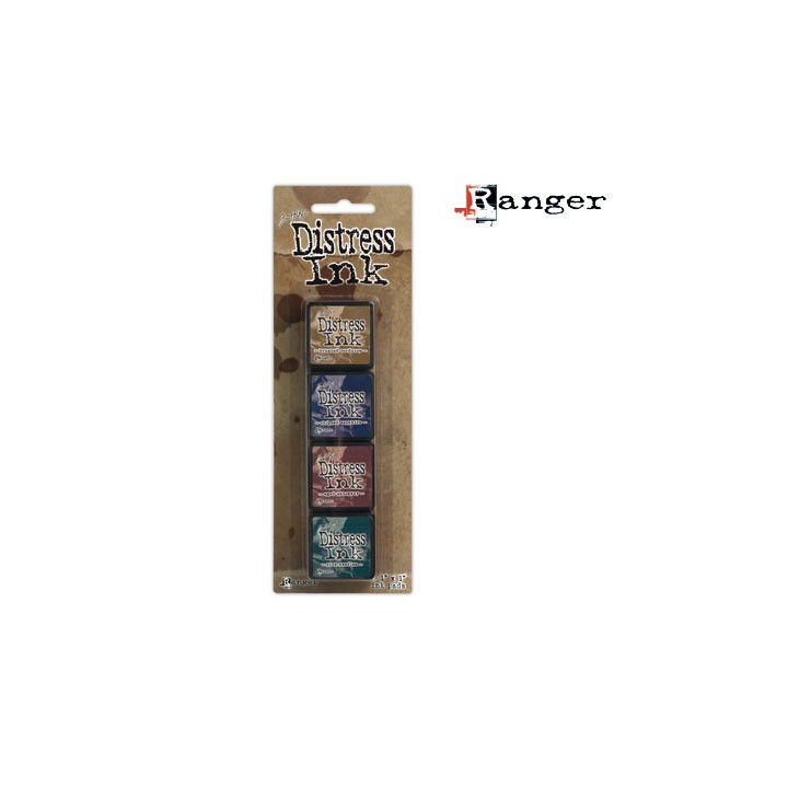 (TDPK40422)Tim Holtz distress mini ink kit 12