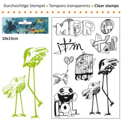 (3609-007)Clear stamp...