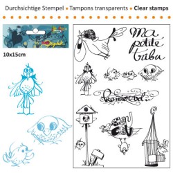 (3609-009)Clear stamp 10x15cm premier vol