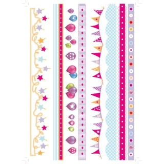 Pergamano Papier parchemin sw.celebr.pet.bandes 1 f A4 (61807)