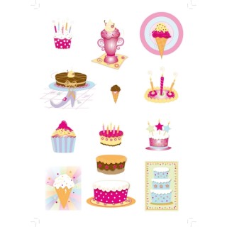 Pergamano Perkamentpapier SC cake & ice cream 25 vel A4  (61810)